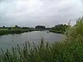 The Tame at the edge of the National Memorial Arboretum, with Croxall Lakes to the left.