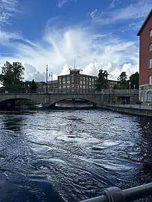 Former Tampella factory in Tampere, Finland; taken from Ratinansuvanto