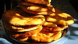 Prepared tandoor bread