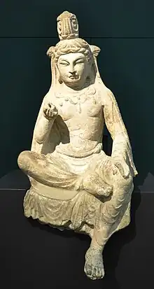 Sitting bodhisattva