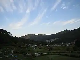 Tanjō Mountains early in the morning  (October 2008)