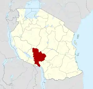 Location in Tanzania