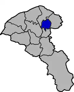 Location of Taoyuan