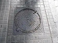 Manholes.