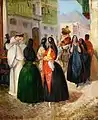 Lima street scene, ca. 1844 by Johann Moritz Rugendas