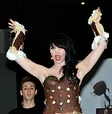 Tara McDonald at the Salon du Chocolat (2012)