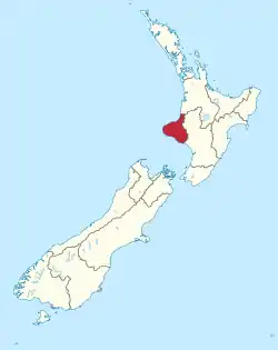 Location of Taranaki