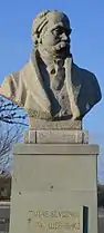 Taras Shevchenko Bust in Bucharest, Romania