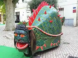 Fibreglass Tarasque in Tarascon, France