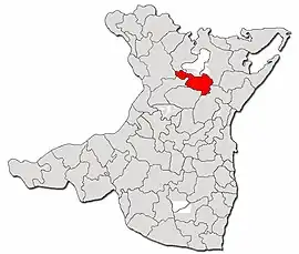 Location in Constanța County