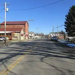 Looking east on Main Street in Tarlton