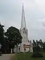 Tarvastu church in a nearby Porsa village