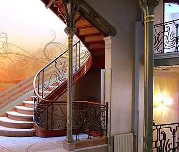 Hôtel Tassel, Brussels, Belgium, by Victor Horta, 1894