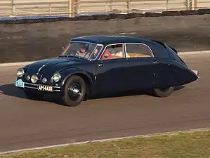 Tatra 77, one of the first streamlined cars with RR platform