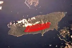 Red areas show where most vents were formed