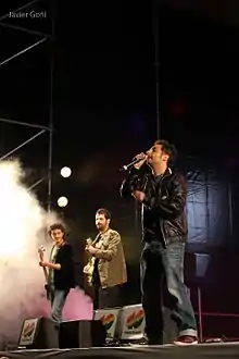 Taxi performing at Primavera Pop 2010 in Barcelona