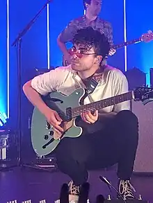 York performing with Paramore in Dublin, 2017