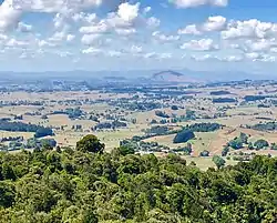 Te Pahu and Kakepuku from Karamu Walkway