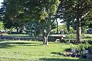 Remnants of the Tea Garden, a garden which previously contained a Japanese pavilion in the early 20th century