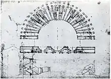 Plan of the Teatro Berga