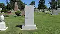 Ted Lewis headstone at Forest Cemetery in Circleville, Ohio.