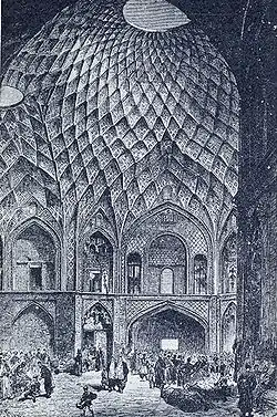 Timcheh Amin-o-Dowleh in the Kashan Bazaar, Iran, c. 1800