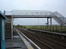 Teesside Airport is currently the least-used station in County Durham.