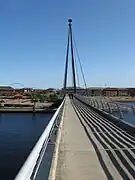 View along the deck towards Teesdale Business Park