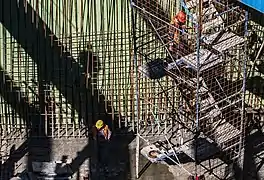 Tehran Metro Line 6 under construction