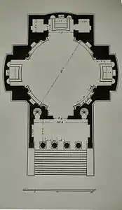 Plan by Ottavio Bertotti Scamozzi