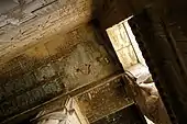 Ceiling of the temple before restoration (photographed 2007)