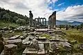 Back view of the Temple of Zeus