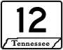 State Route 12 marker