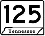 State Route 125 marker