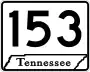 State Route 153 marker