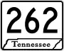 State Route 262 marker