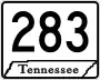 State Route 283 marker