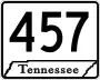 State Route 457 marker