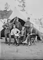Company "F", 4th Infantry photographed by Mathew Brady