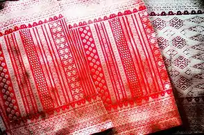 Minangkabau typical traditional songket weave, West Sumatra.