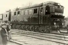 Image 23World's first useful diesel locomotive (a diesel-electric locomotive) for long distances SŽD Eel2, 1924 in Kyiv (from Locomotive)