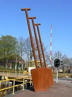 Sculpture in Ter Apelkanaal