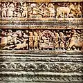 terracotta work at govinda mandir