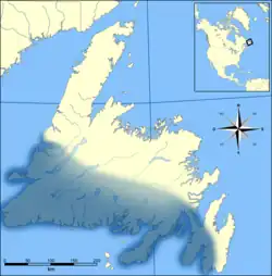 Terre-Neuve roughly covered the southern half of Newfoundland island