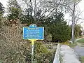 NYS Historic Marker on the southeast corner of the property.