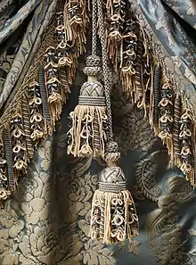 Tassels of a bed from Paris, circa 1782–1783, in the Metropolitan Museum of Art (New York City)