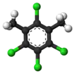 Ball-and-stick model of TCMX