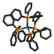 3D model of the tetrakis(triphenylphosphine)platinum(0) molecule