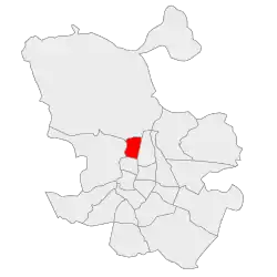 Location of Tetuán