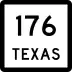 State Highway 176 marker